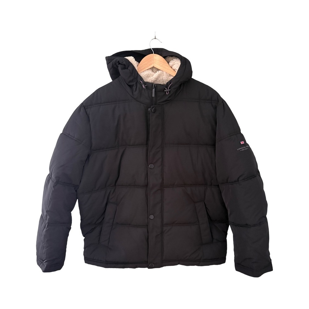 London Fog Black Winter Parka Coat NWT Size XL - Picture 5 of 11